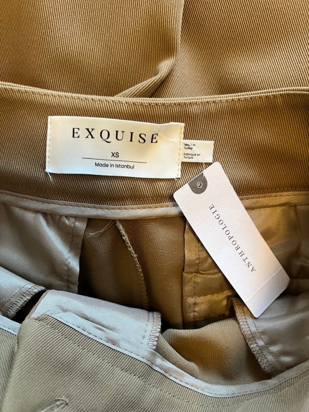 Anthropologie Exquise Camel Trousers - Picture 5 of 9